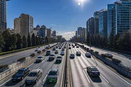 汽车北京北京东直门交通背景