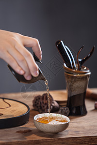 茶叶静物棚拍红茶高清图片素材