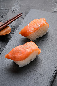 寿司食物摄影三文鱼高清图片素材