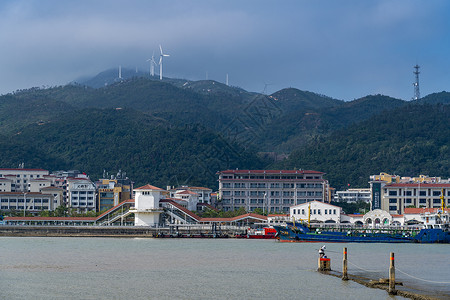 海上的澳门风光园林高清图片素材