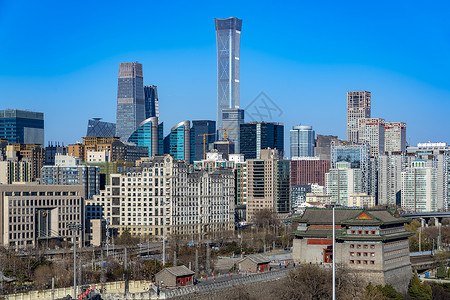 北京CBD建筑酒店高清图片素材