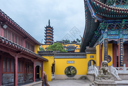 江苏镇江金山寺背景图片