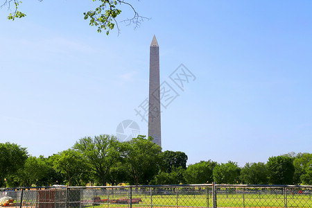 华盛顿纪念碑地标建筑高清图片素材