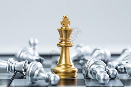 国际象棋博弈竞争高清图片