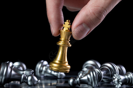 决策人国际象棋背景