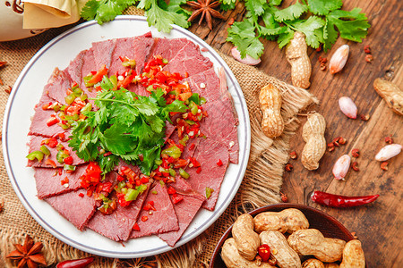 卤牛肉凉拌牛肉高清图片