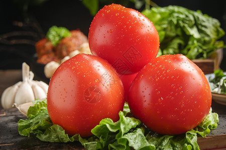 有机西红柿沙瓤西红柿高清图片