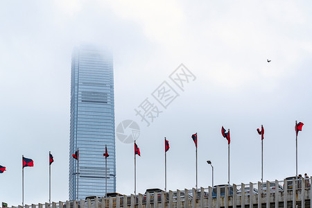 香港维多利亚港建筑高楼高清图片素材