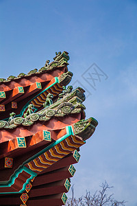 西安华清宫建筑飞檐图片