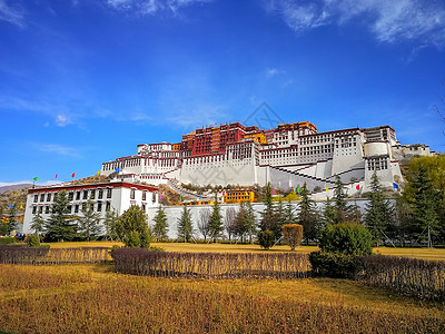 西藏布达拉宫风光5A高清图片素材
