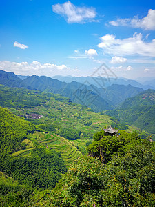 浙江遂昌南尖岩景区风光背景