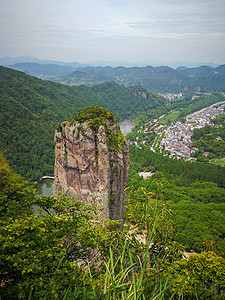 浙江丽水仙都鼎湖峰景区风光高清图片