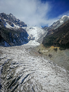 四川海螺沟景区风光高清图片