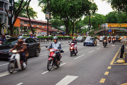 吉隆坡街头风光背景图片