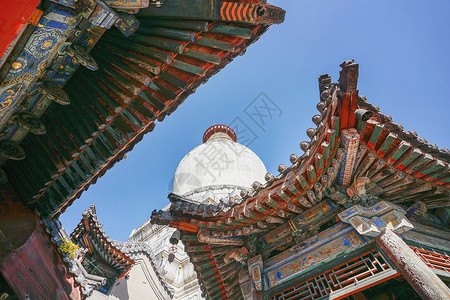 显通寺五台山大塔院寺背景