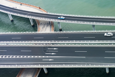 厦门演武大桥高架路背景图片