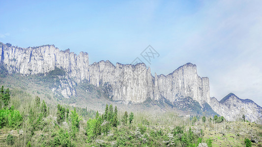 恩施大峡谷景区风光高清图片素材