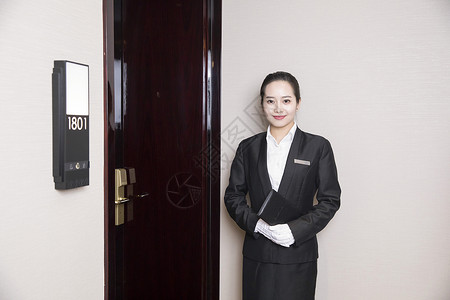 酒店服务人员图片