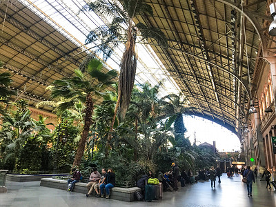 西班牙马德里Atocha火车站高清图片
