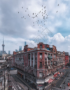 上海的布拉格时光欧式建筑高清图片素材