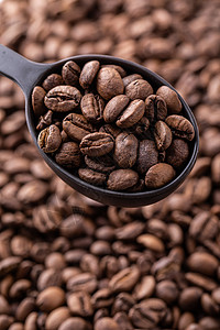 咖啡豆静物棚拍美式咖啡高清图片素材