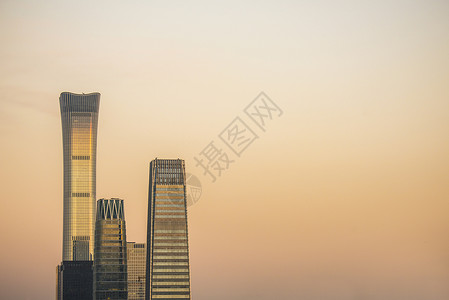 北京大城市建筑蓝天高清图片素材