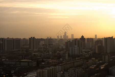 西安日落风景高清图片素材