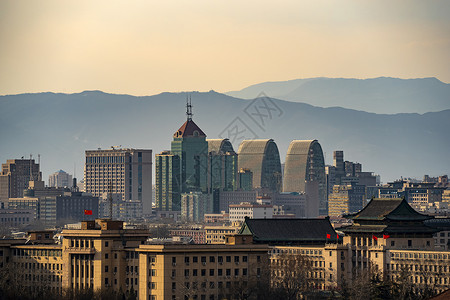 北京城市建筑背景图片