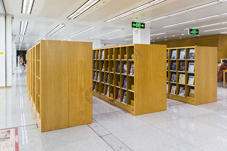 图书馆书架背景背景图片