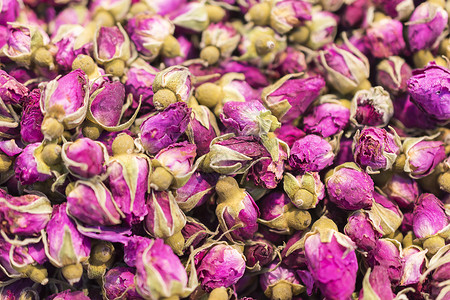 法兰西玫瑰花茶玫瑰花茶干花食材背景背景