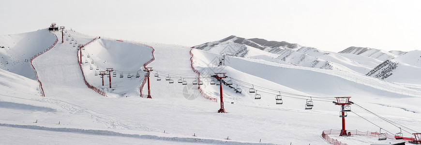 北京郊区滑雪场新疆冬季滑雪场模式旅游经济发展特色小镇背景