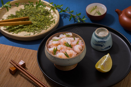 龙井虾仁菜品高清图片素材