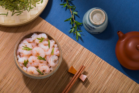 龙井虾仁美味高清图片素材