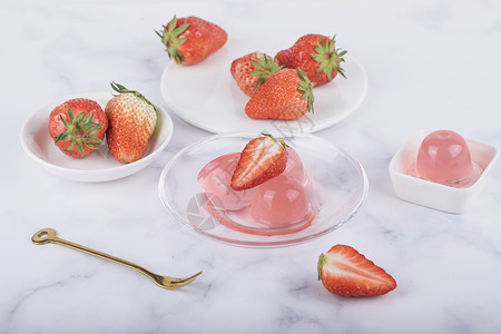 果冻草莓图片