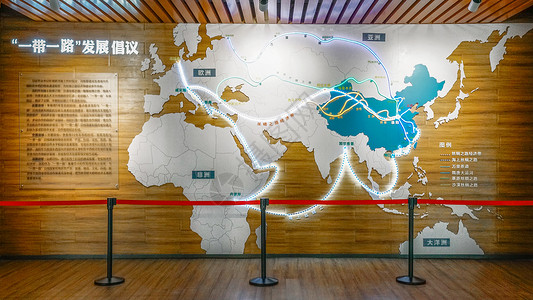 地图展示洛阳市规划展示馆背景