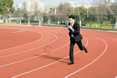 商务人士奔跑图片