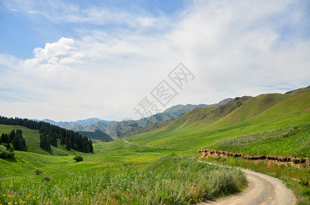 新疆南疆风光背景图片