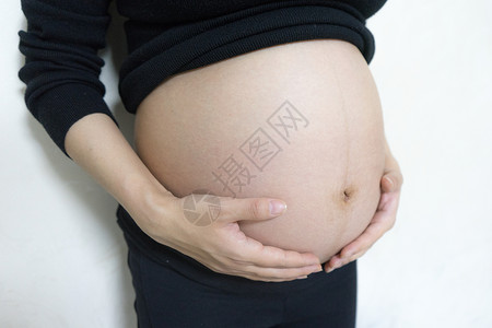 孕妇大肚照怀孕高清图片素材