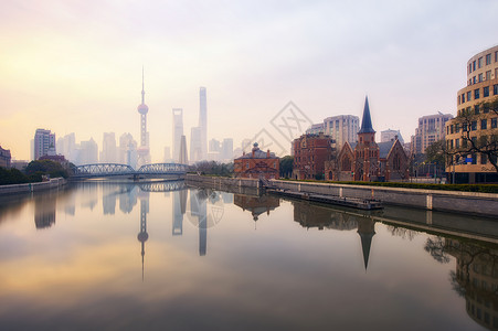上海外滩高楼高清图片素材