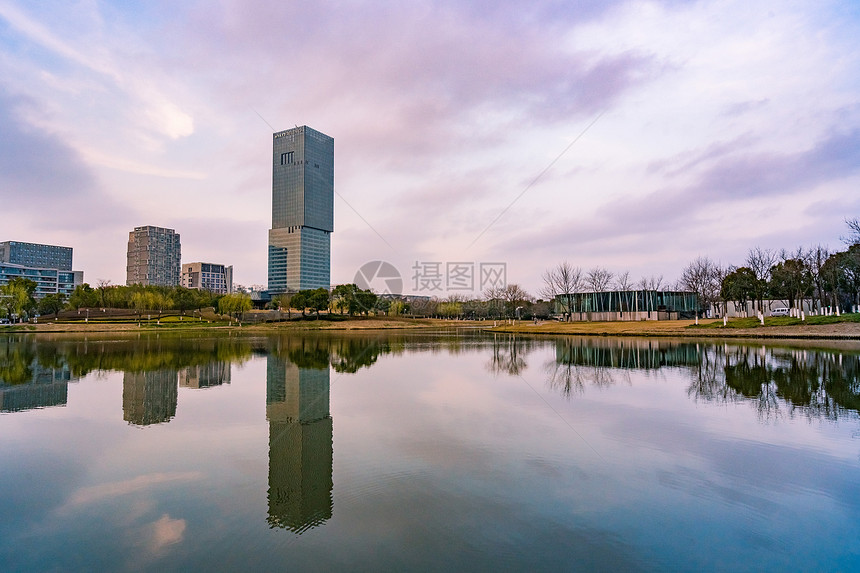 上海嘉定新城城市景观图片