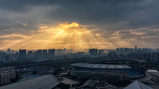 合肥广电中心合肥奥体中心背景