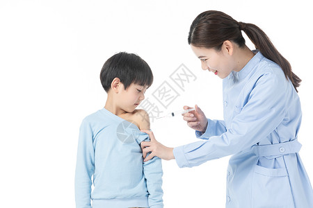 儿童疫苗宣传日儿童打针疫苗背景