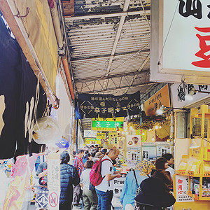 东京筑地市场背景图片