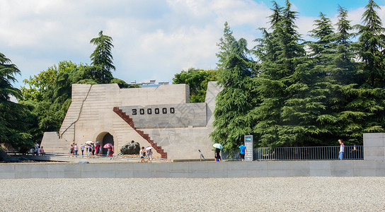 南京大屠杀纪念广场背景图片
