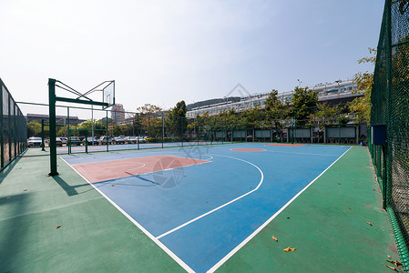 篮球场空旷高清图片素材