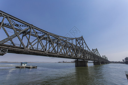 中朝边境大桥丹东高清图片素材