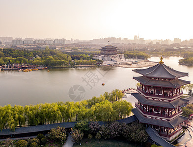 西安大唐芙蓉园背景图片