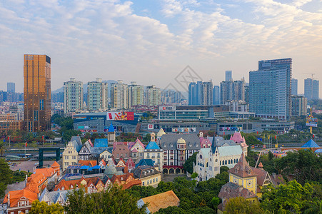 深圳世界之窗建筑群景区背景图片