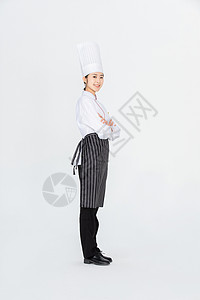 美女厨师厨师帽女厨师高清图片