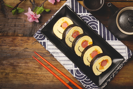 韩国寿司美食高清图片素材